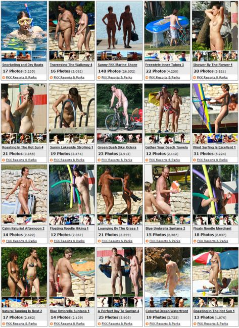 Collection de photos nudistes du club FKK en Amérique et au Canada [WorldNudism]